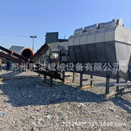陈腐垃圾分选工艺流程及图片填埋场综合处理设备填固体废弃物分拣