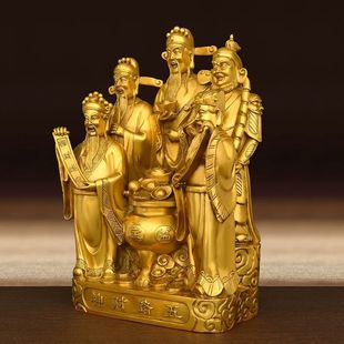Please ask a god of wealth five road god of wealth cornucopia ornaments home worship lucky living room shop five blessing opening gifts