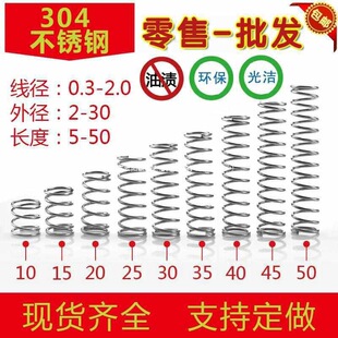 ���l304���P䓏��ɉ��ɶ�С�󉺿s�y�T����0.2-2.0mm�⏽1.5-30��