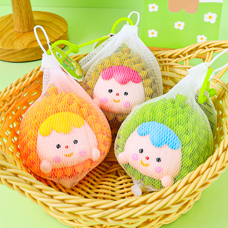 Creative durian baby pinch music cartoon food play pinch music flour durian doll decompression toy decompression artifact