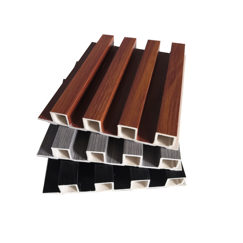 网红160格栅 背景墙 竹木纤维生态木 室内装修材料 饰面板配套|ms