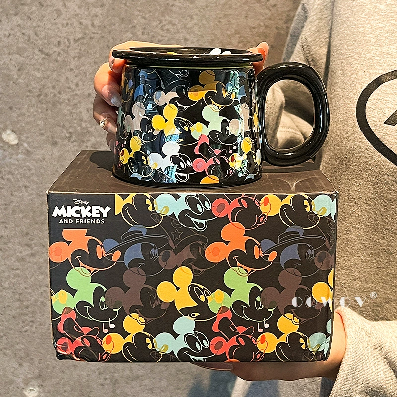 Кружка Stitch, элегантный высокий стакан, новая керамическая кружка для девушек, пара для дома, кружка для кофе, подарок на день рождения