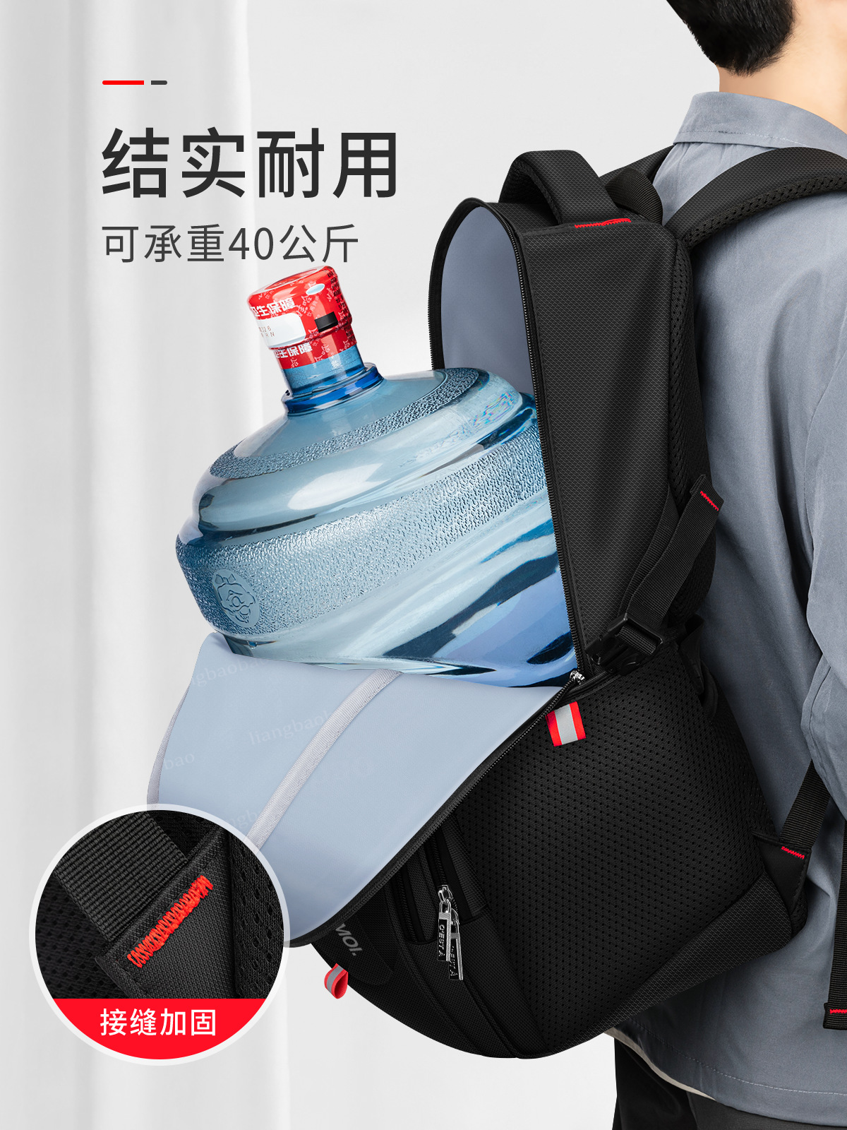 Mochila escolar para estudiantes masculinos de primaria simple versión coreana de gran capacidad 3-6 grados de gran capacidad reducción de carga de gran capacidad protección de la columna mochila de viaje