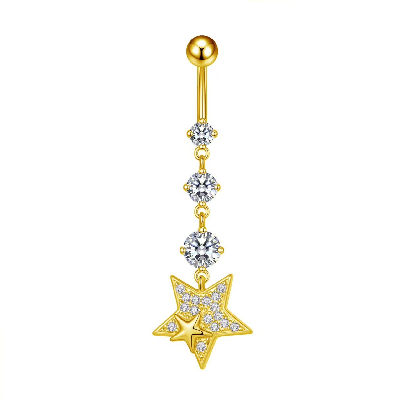 16G labret stud size and finish detail