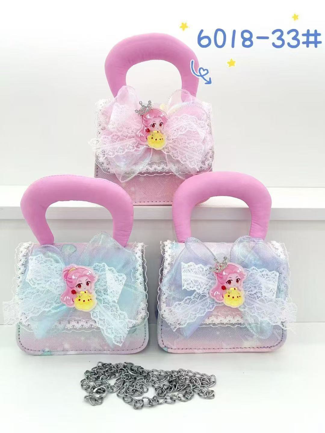 Bolso de niñas regalo de Año Nuevo bolso de hombro para niños 2025, nuevo estilo princesa bolso de mano extranjero gradiente versátil bolso de mochila