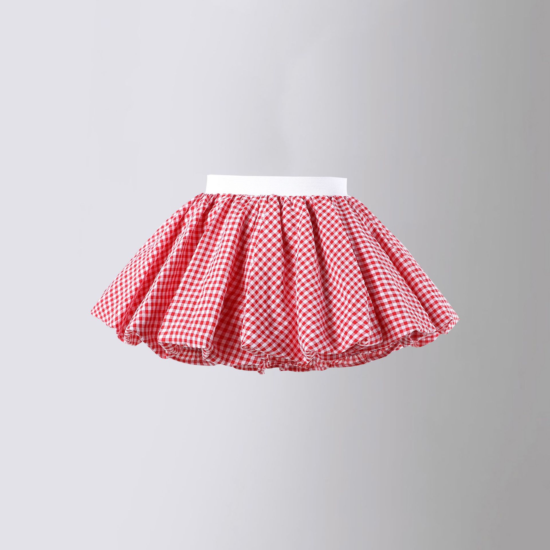 レッドチェック柄 25018 クラウドスカート / 90cm