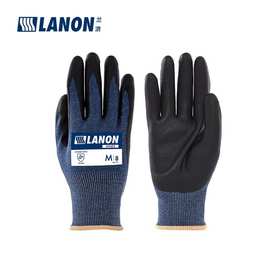 兰浪H101发泡丁腈耐切割手套13针耐磨防撕裂防滑耐油舒适透气手套