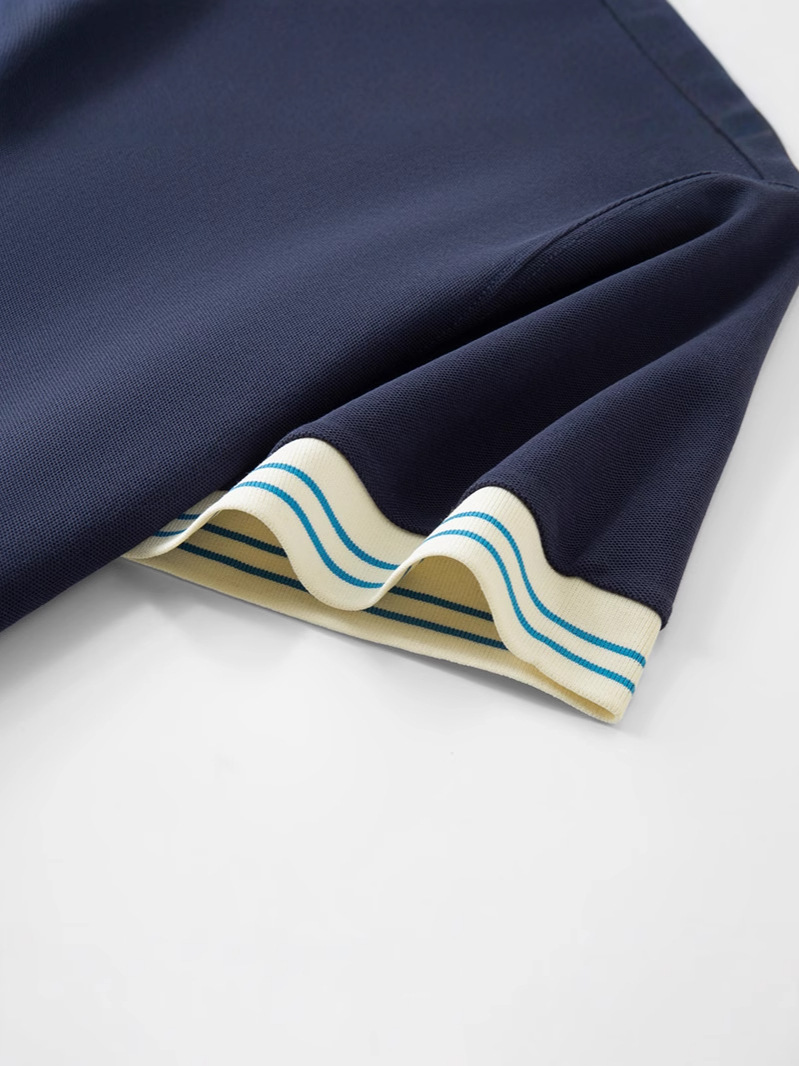 Semia cremallera color poliéster algodón empresa ropa de trabajo ropa deportiva con solapa camiseta de polo de manga corta personalizada