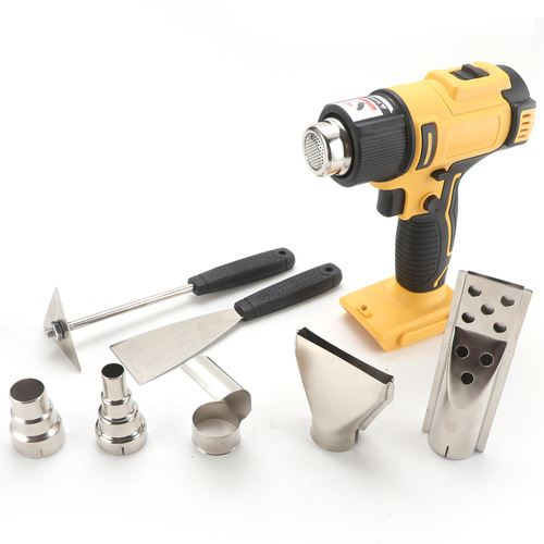 Dewei lithium battery rechargeable hot air gun Small wireless plastic welding gun High power portable heat shrink film baking gun