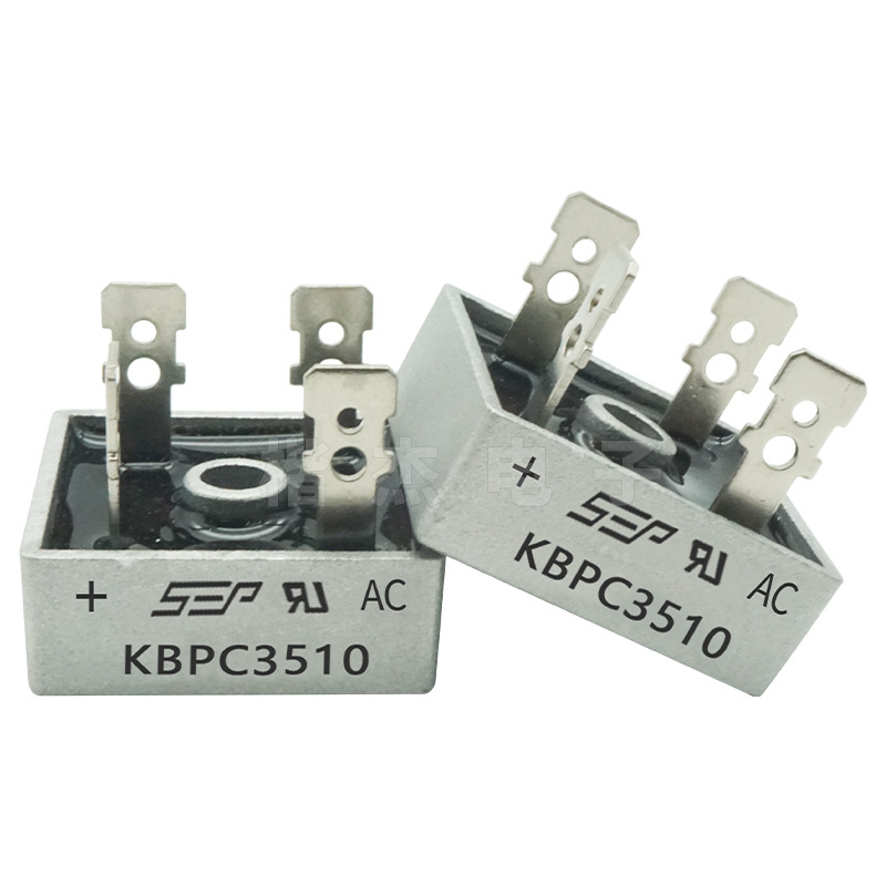 工厂直供 SEP单相桥式整流器KBPC2510 3510 5010整流桥1000V 铝壳