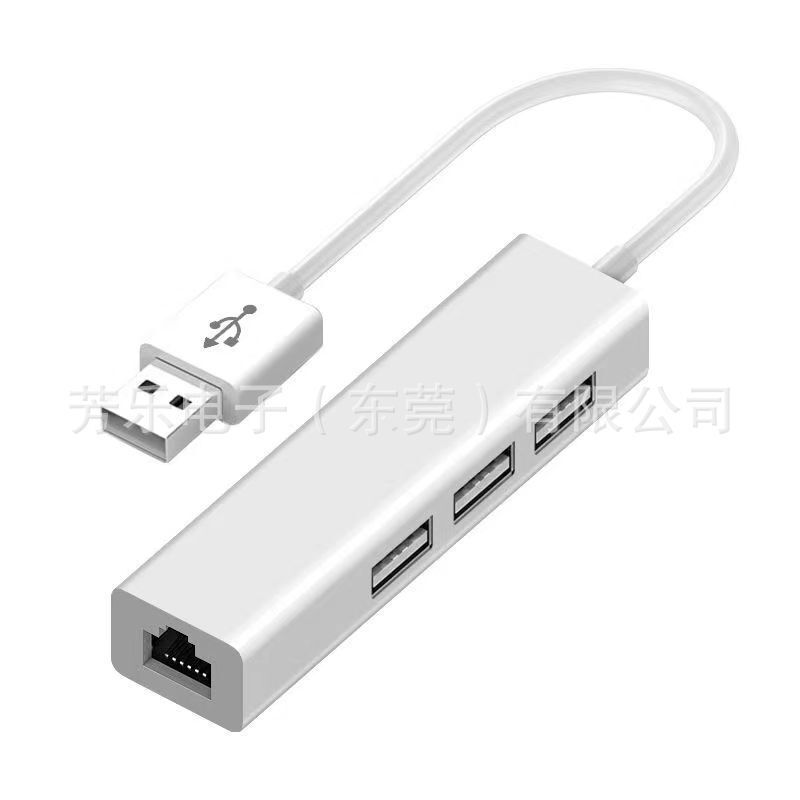 Plastic 100 m Ethernet converter with 2.0hub hub drive-free multi-function docking station Plastic 100 m Ethernet converter with 2.0hub hub drive-free multi-function docking station