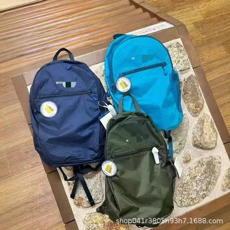 日本l折叠双肩包户外旅行登山运动防水背包大容量轻便书包