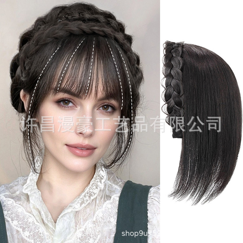 Hairpiece for Women, Hairband with Integrated Hairpiece, Natural-Looking Hairpiece for Women, Hair Extension Piece Hairpiece for Women, Hairband with Integrated Hairpiece, Natural-Looking Hairpiece for Women, Hair Extension Piece