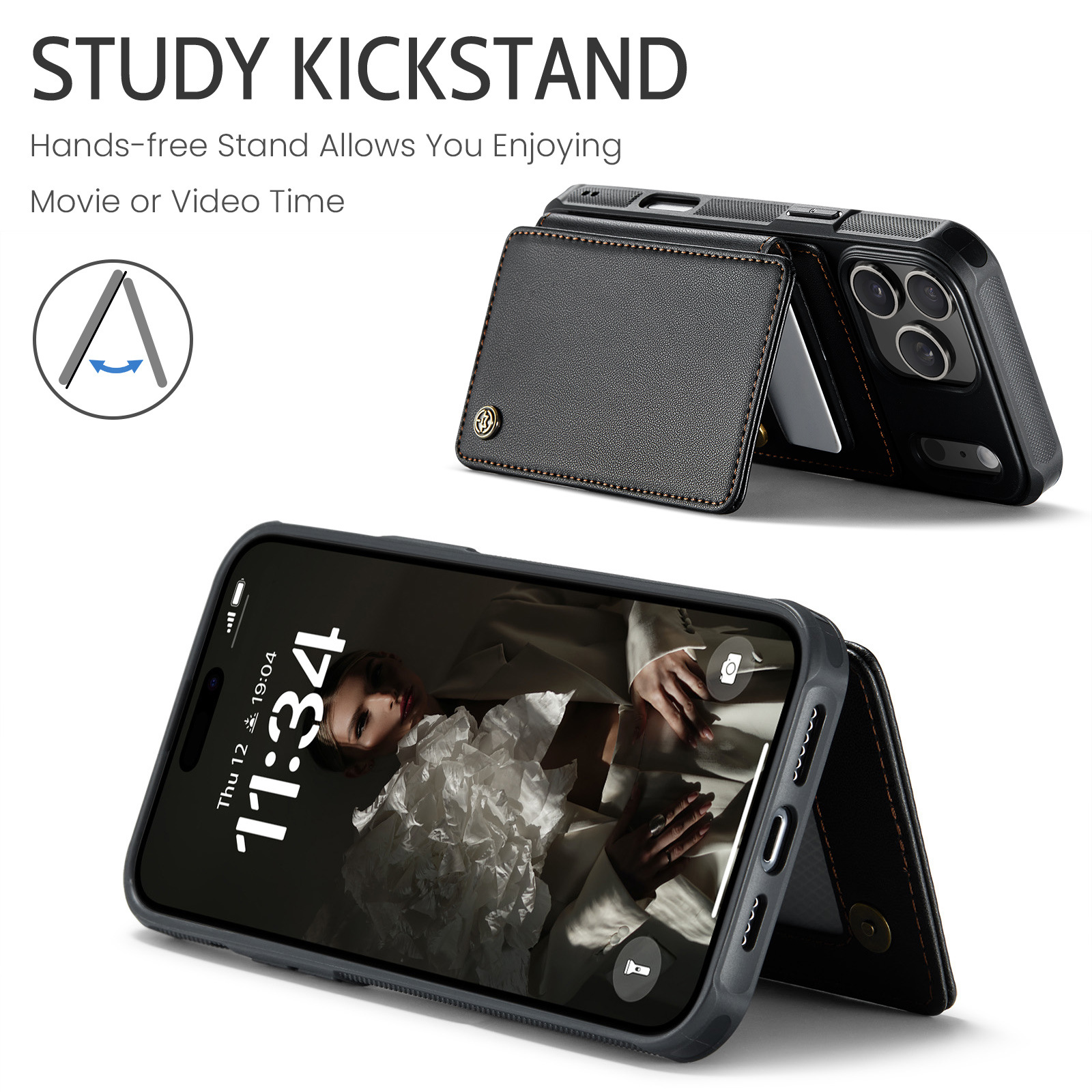Iphone 17 Max 16 Plus Case With Card Holder Anti-drop Protection_voghion.com
