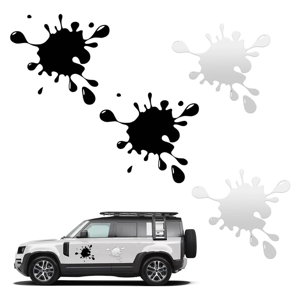 Waterdruppelgravure waterdichte autosticker, UV-bestendige sticker voor autodeuren en -ramen, twee jaar lang zonbestendig zonder te vervagen._voghion.com