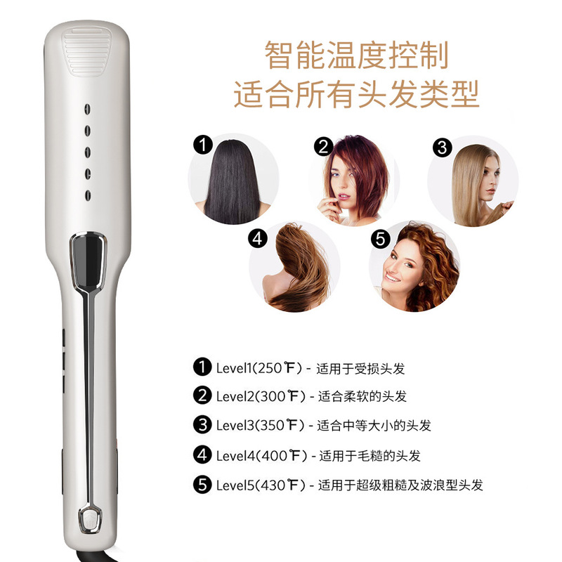 メーカー直販クロスボーダーアマゾンヘアケアスプレーマイナスイオン蒸気ストレート器赤外線ストレート櫛|undefined