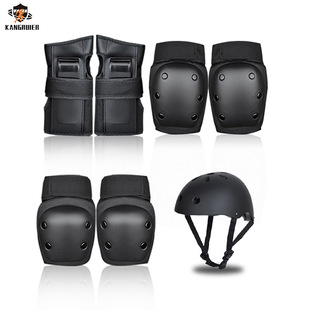 Roller Skating Protector Children's Skateboard Protector Knee Protector Wrist Protector Adult Children's Sports Protector Roller Skating Suit in Stock