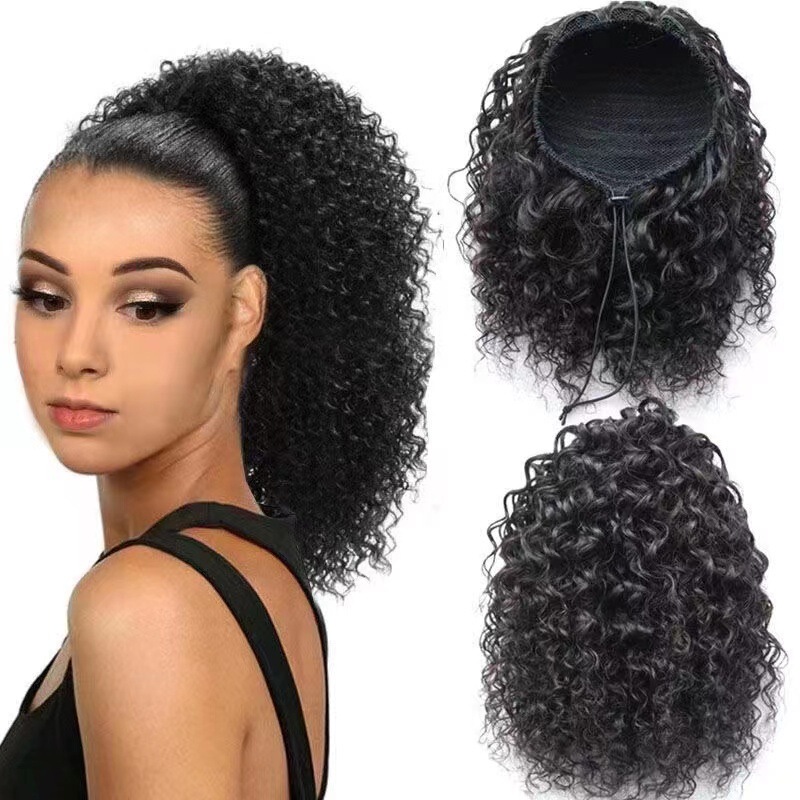 Cross-border hot selling wigs African head cover chemical fiber hair short hair head cover wig chemical fiber accessories factory wig wholesale