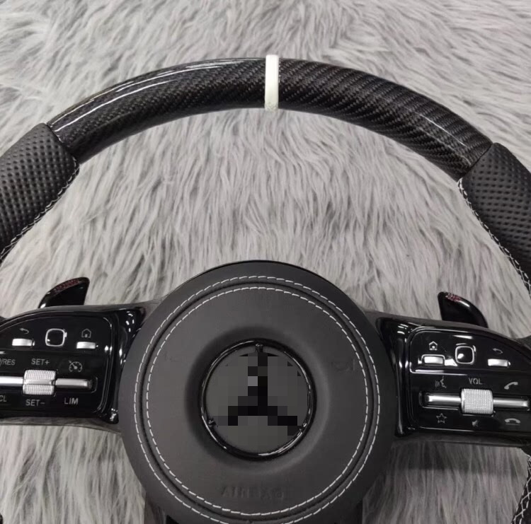 Suitable for Mercedes-Benz old models modified with new AMG carbon fiber steering wheel AECSG-class GLC260GLECLSGTS