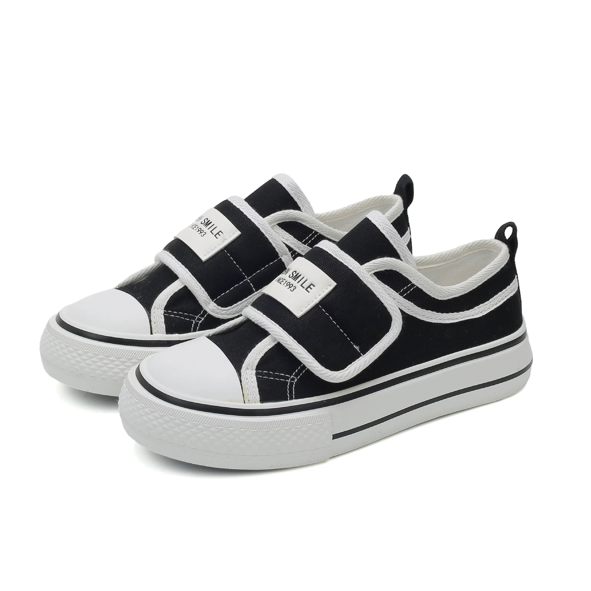 В наличии Весенне-осенние новые женские кроссовки на платформе с низким верхом на липучке H1280