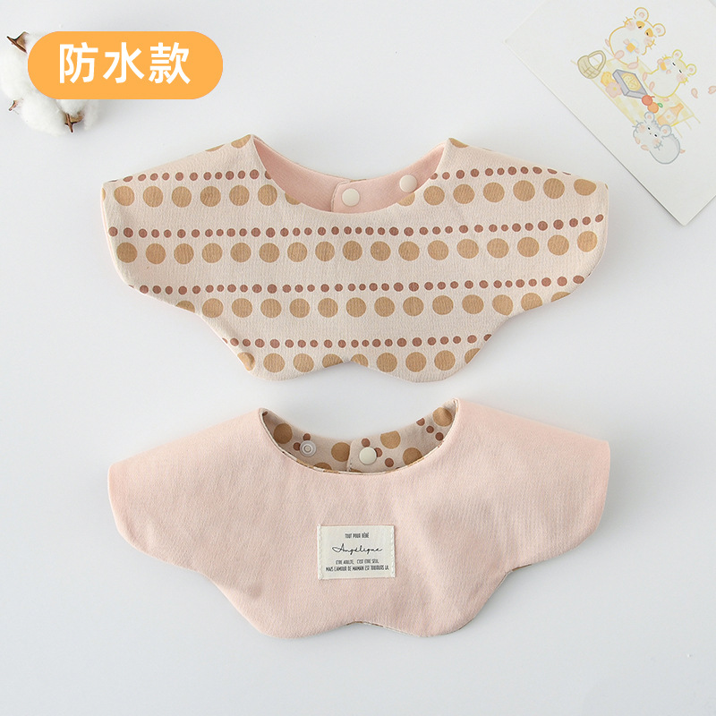 【방수 면 양면】 카키 풀 라운드 + 스모키 핑크