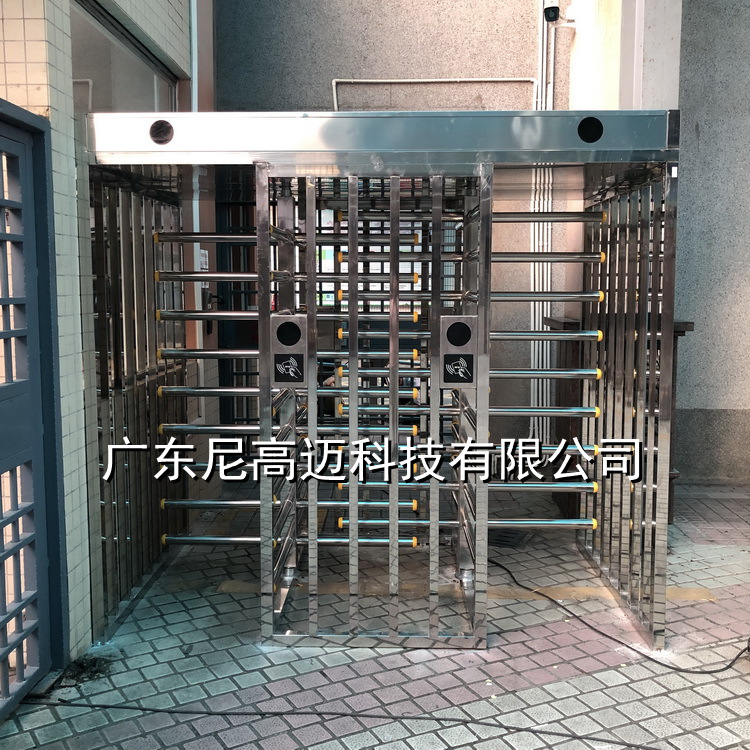 全高双通道旋转门,工厂小区监狱防尾随电动辊闸门,智能人脸识别栅