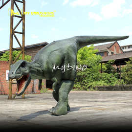 万圣节表演出恐龙 人能穿着行走逼真霸王龙皮套可操作道具服装