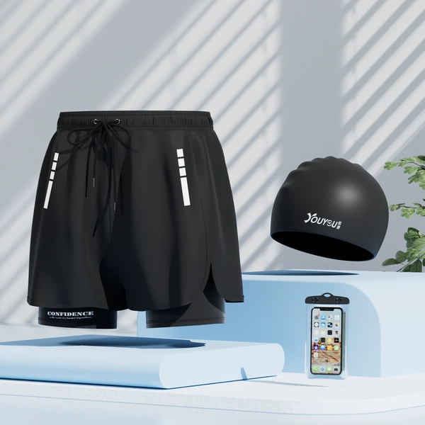 Black mobile phone, set, 3 piece set