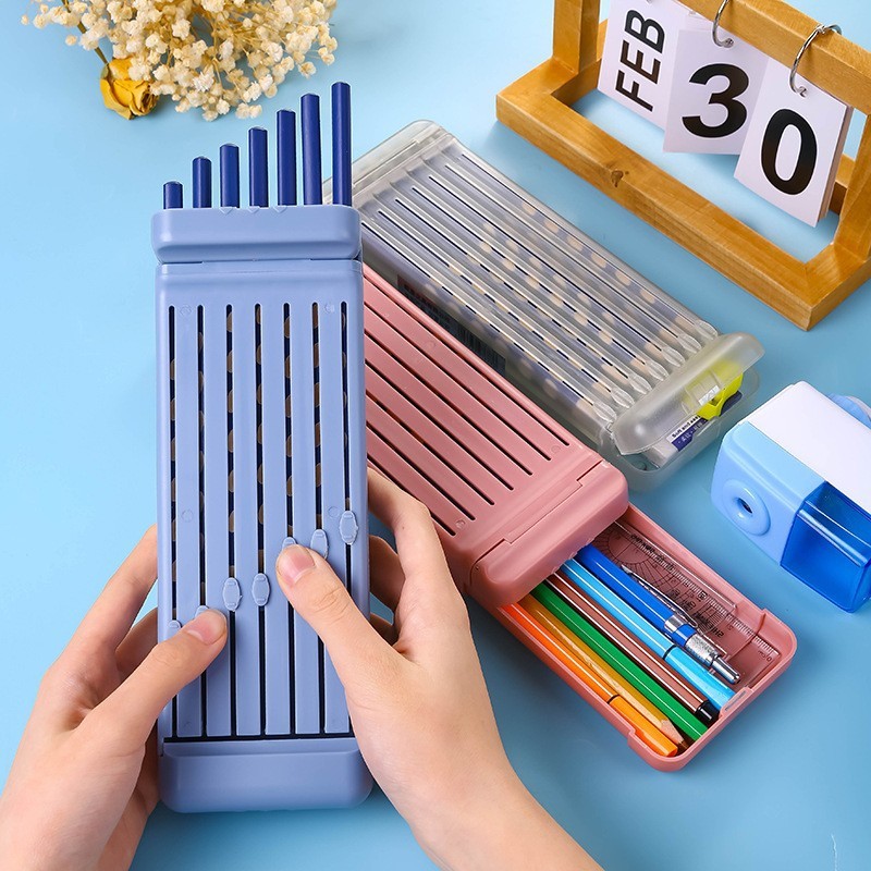 ホールペンシル文具箱 週間鉛筆文具箱 小学生学習文具箱|undefined