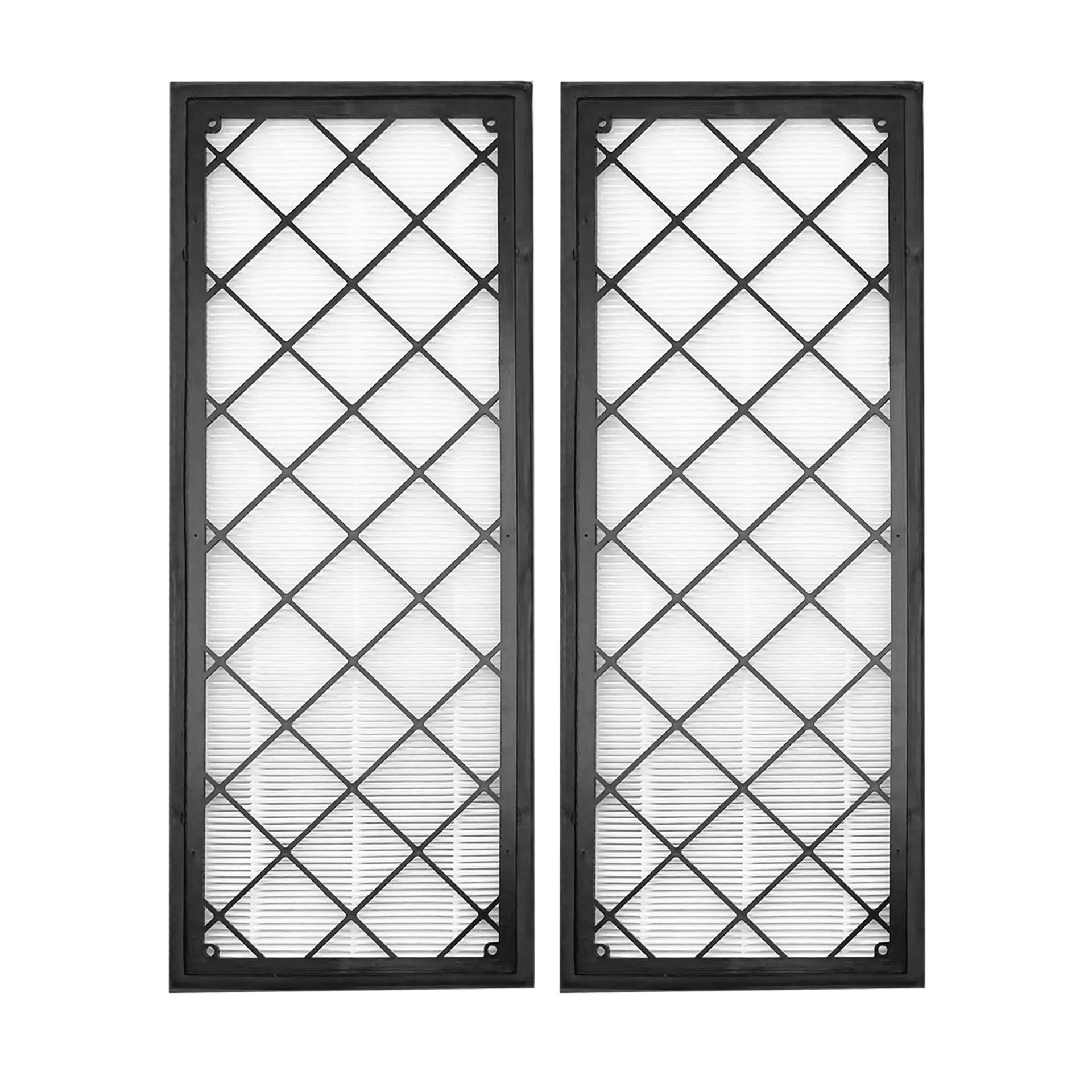 Suitable for Tesla Model Y, 4-piece external HEPA air conditioning filter with carbon cloth filter, cross-border