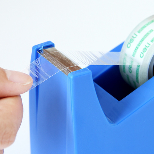 Deli 810 tape cutter tape holder (suitable for tapes less than 18mm) blue/grey office