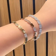 杨紫同款精致金色手链女个性蜂巢设计饰品手饰送女朋友节日礼物