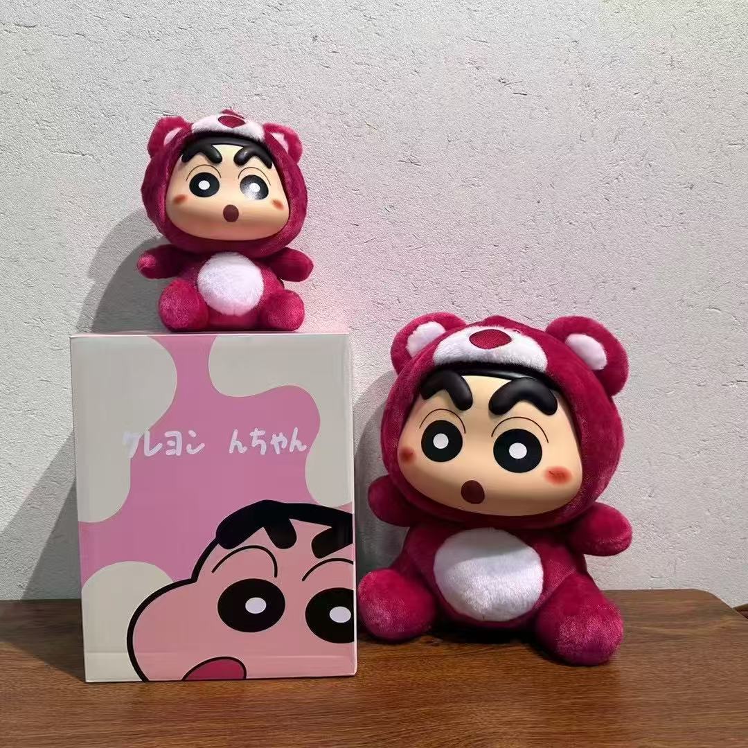 Strawberry Bear Elastic Plush Small Size (M)