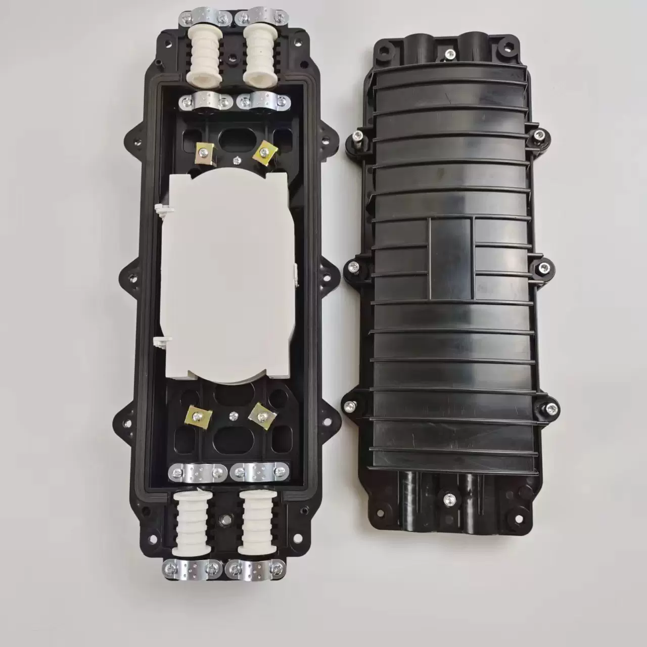 24芯48芯二进二出2进2出接头盒ABS材质光缆接续包室外防水卧式