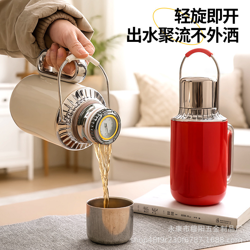 316 Stainless Steel Thermos Pot, Large Capacity Tea Brewing Pot, Tea-Water Separation Brewing Pot, Portable Thermos Bottle, Household Thermos 316 Stainless Steel Thermos Pot, Large Capacity Tea Brewing Pot, Tea-Water Separation Brewing Pot, Portable Thermos Bottle, Household Thermos