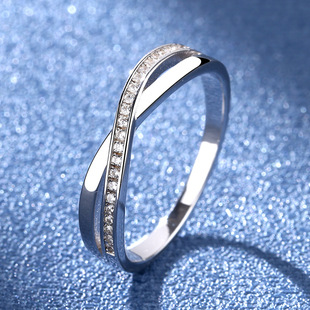 Цирконий, универсальное кольцо с камнем, серебро 925 пробы, европейский стиль, оптовые продажи
