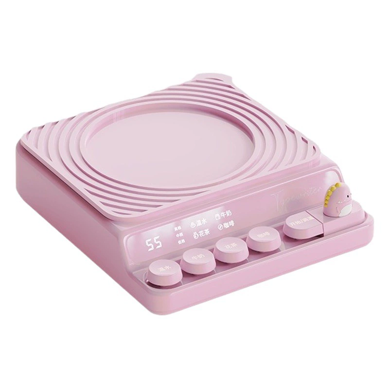 Новый милый мультфильм быстро нагревающийся теплый подстаканник для чашки офисный Рабочий стол девушка сердце интеллектуальная подставка с постоянной температурой подарок