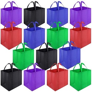 Customized Non-Woven Bag with Bottom (Eco-Fribottomly Shopping) Reinforced Sewing Red Wine Bag Handbag Packaging