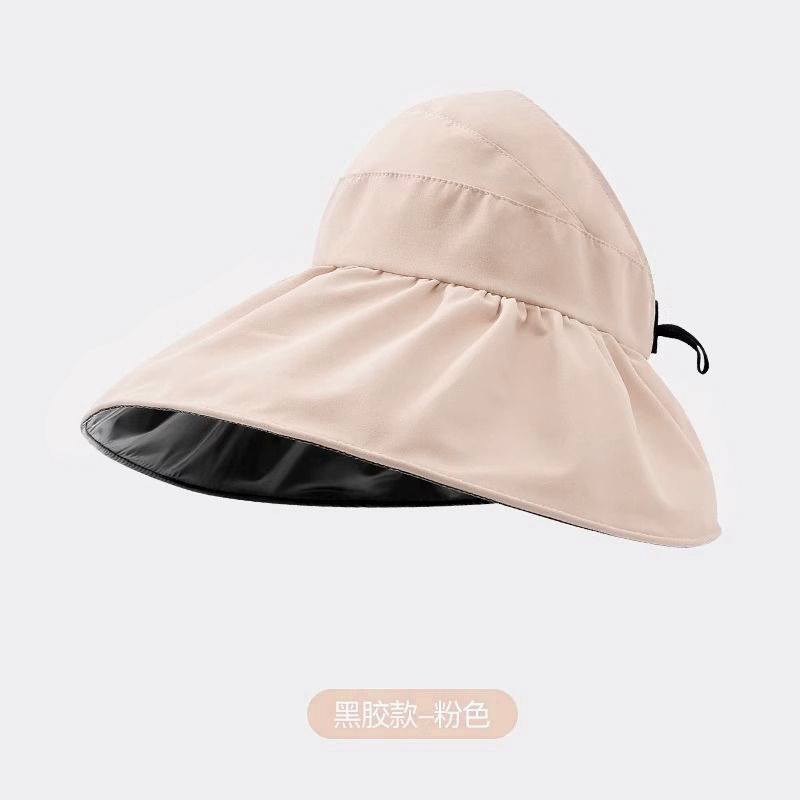 春夏の女性用の新しいスタイルのトップレスサンハット、UV空のトップ、多用途、インターネットセレブ、ファッショナブル、丸顔、日焼け止め|undefined