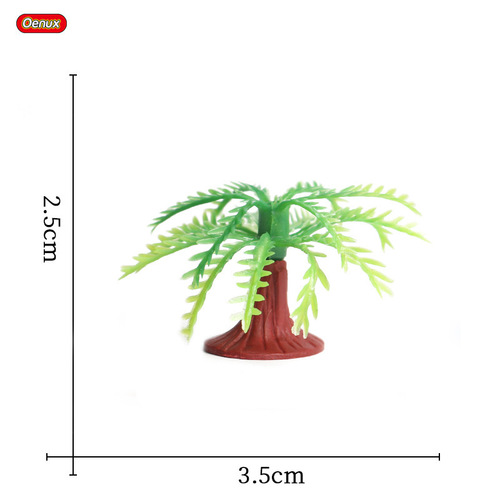Simulated coconut tree shrub sand table scene ornaments micro landscape plant cactus baobab tree model gift