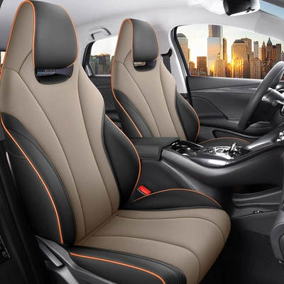 BYD E2 stylish simple wear-resistant dirt-resistant feel comfortable special perforated leather cartoon version 5 color seat cover