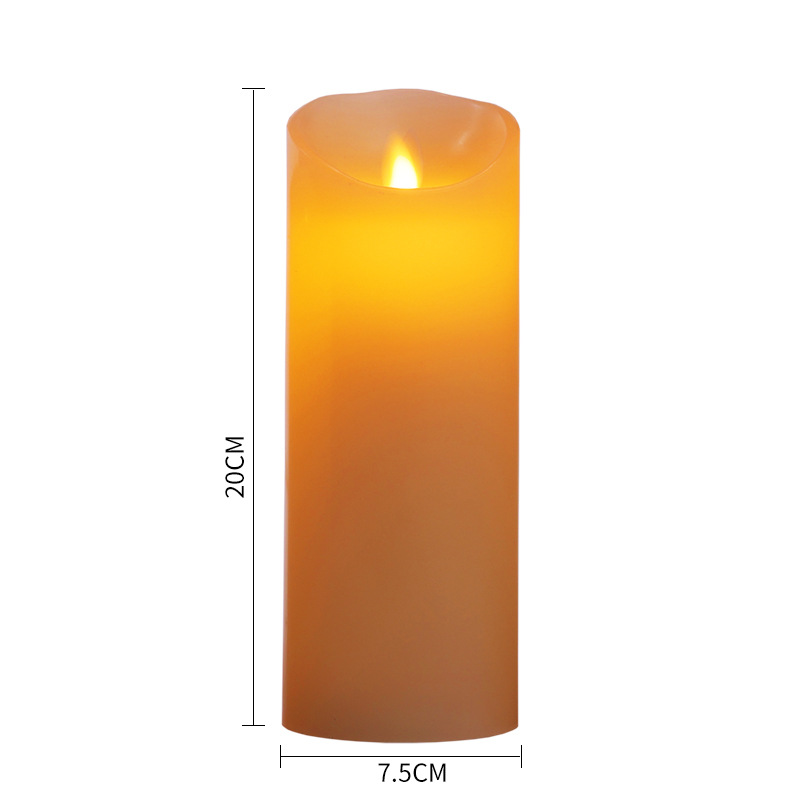 LED vela electrónica de control remoto concierto de boda sin humo falso vela guión matar decoración de cumpleaños romántico transfronterizo