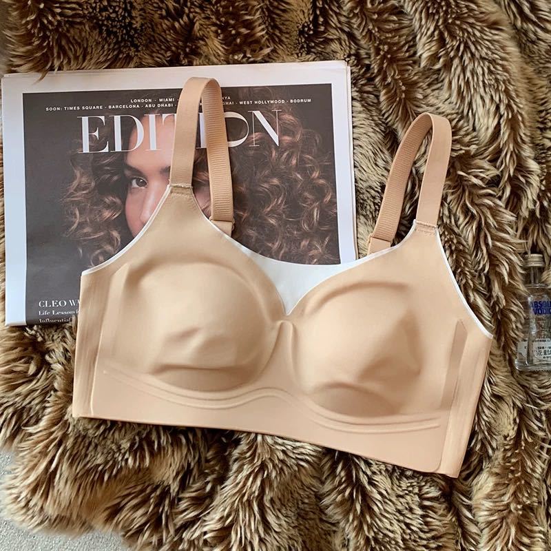 Ventas directas de fábrica comercio electrónico transfronterizo Sudeste de Asia Vietnam Tailandia damas burbujas encaje pecho pequeño recogido sujetador Tovin