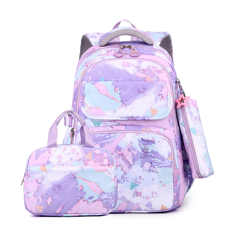 Transfronterizo de tres piezas mochila ultraligero reducción de carga grado 3-6 escuela primaria estudiante mochila niños escuela primaria mochila al por mayor