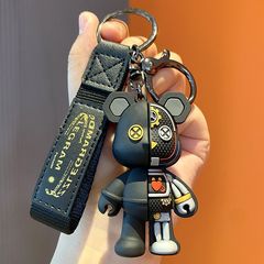 創意半解剖機械熊がキーホルダーをなくしないようにします。