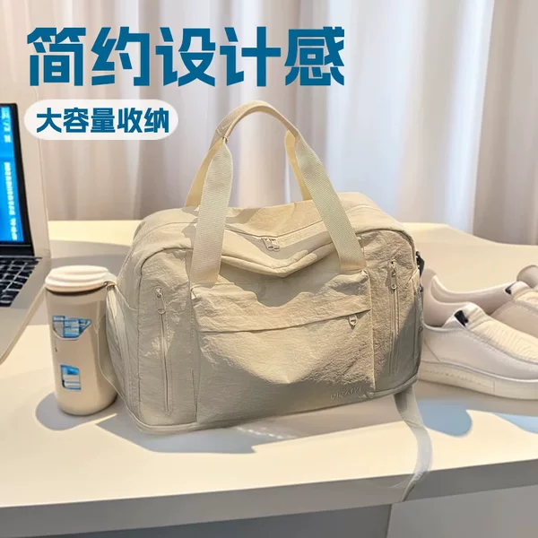 Cross-Border Travel Bag Women's Large-Capacity Handbag Sports Crossbody Bag 2026 New Fitness Bag Men's Shoulder Bag
