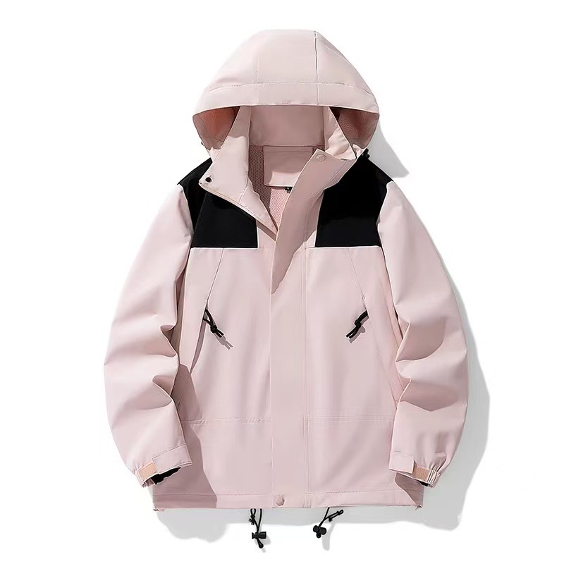 冲锋衣外套定制工作服棉服风衣户外工衣装秋冬加绒三合一印字LOGO|undefined