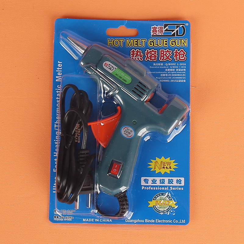 Pistola de silicona caliente Saide, temperatura constante, ideal para manualidades