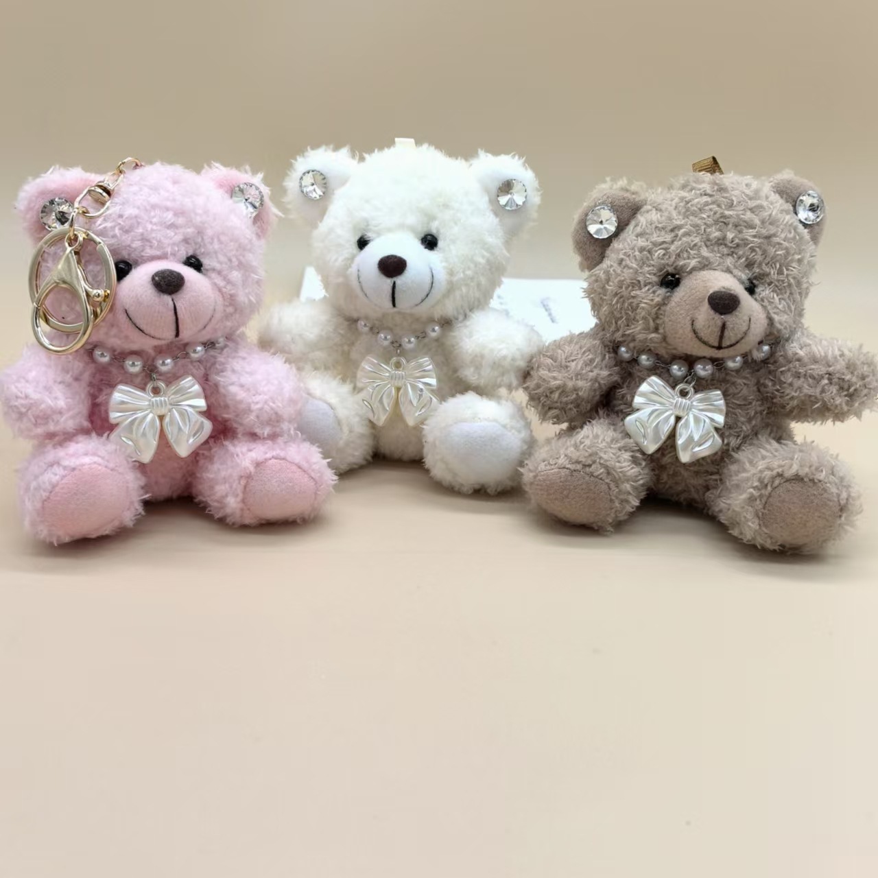 Versión coreana de Dongdaemun con la misma letra de amor dibujos animados oso de peluche muñeco de peluche bolso de muñeca colgante al por mayor