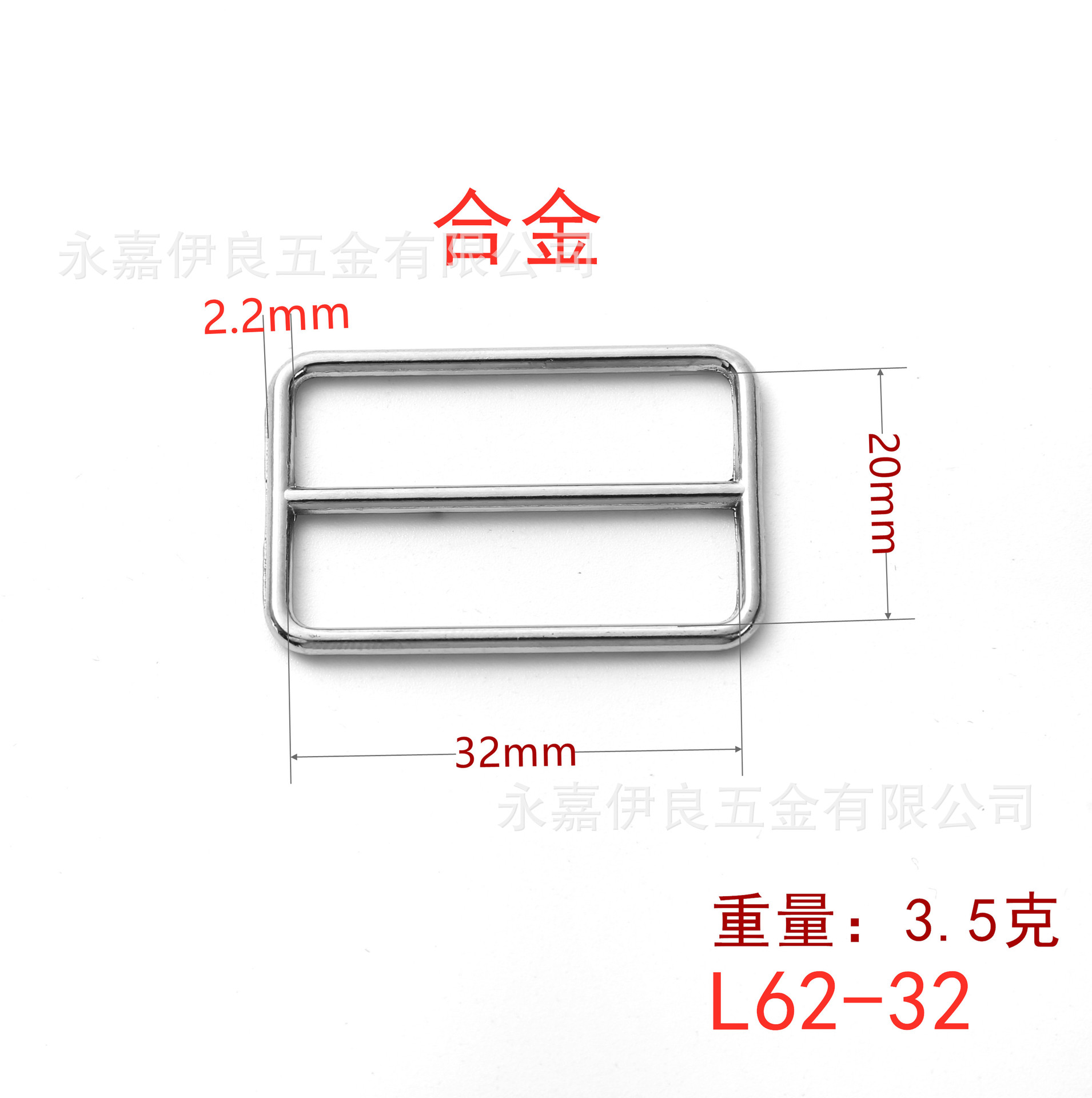 Venta directa de fábrica de hebillas metálicas en forma de D en stock, hebillas ajustables de acero inoxidable, nuevas hebillas de tracción, hebillas de tres niveles de cobre, hebillas de alambre de hierro. image 7